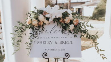 Wedding Welcome Signs: A Perfect Introduction to Your Big Day