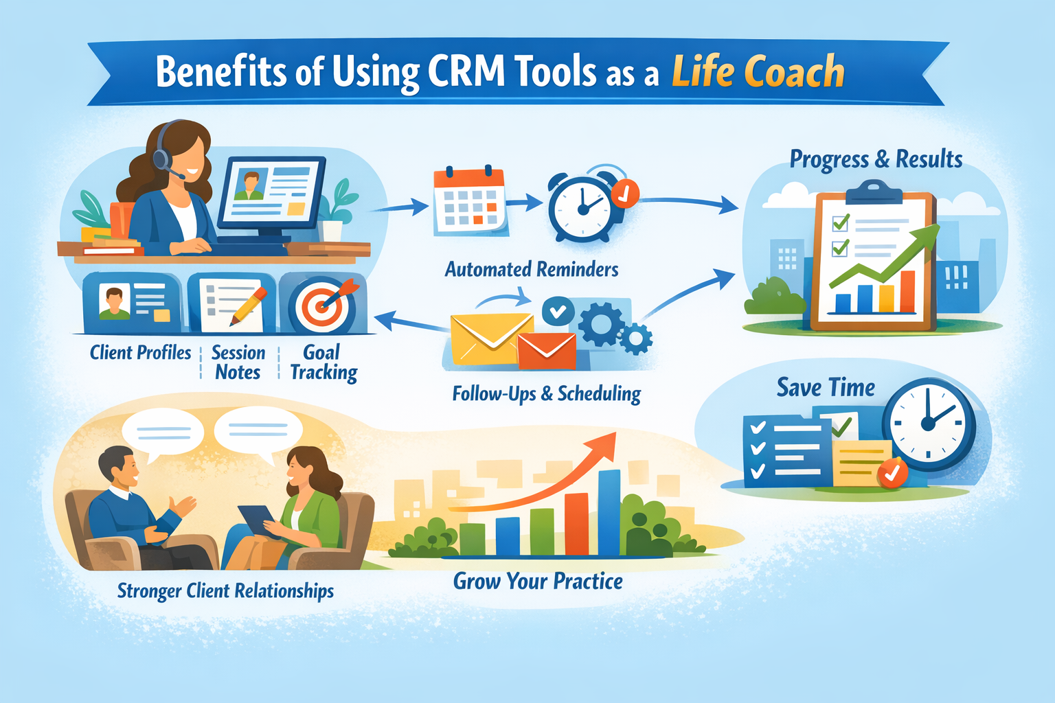 The Benefits of Using CRM Tools as a Life Coach